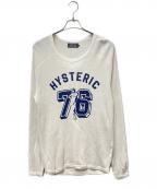 Hysteric Glamourヒステリックグラマー）の古着「NUMBER 76 Tシャツ　ロンT」｜ホワイト