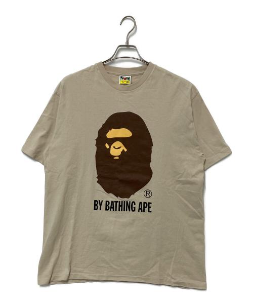 A BATHING APE（アベイシングエイプ）A BATHING APE (アベイシングエイプ) プリントTシャツ ベージュ サイズ:2XLの古着・服飾アイテム