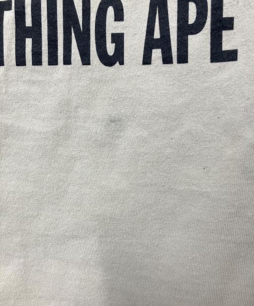 A BATHING APE（アベイシングエイプ）A BATHING APE (アベイシングエイプ) プリントTシャツ ベージュ サイズ:2XLの古着・服飾アイテム