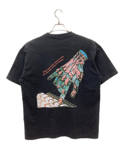 meltgear（メルトギア）meltgear (メルトギア) プリントTシャツ ブラック サイズ:XLの古着・服飾アイテム