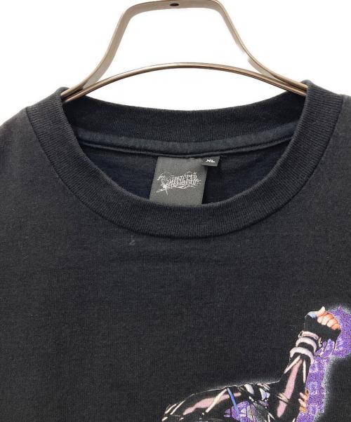 meltgear（メルトギア）meltgear (メルトギア) プリントTシャツ ブラック サイズ:XLの古着・服飾アイテム