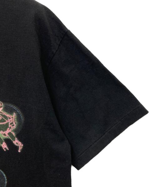 meltgear（メルトギア）meltgear (メルトギア) プリントTシャツ ブラック サイズ:XLの古着・服飾アイテム