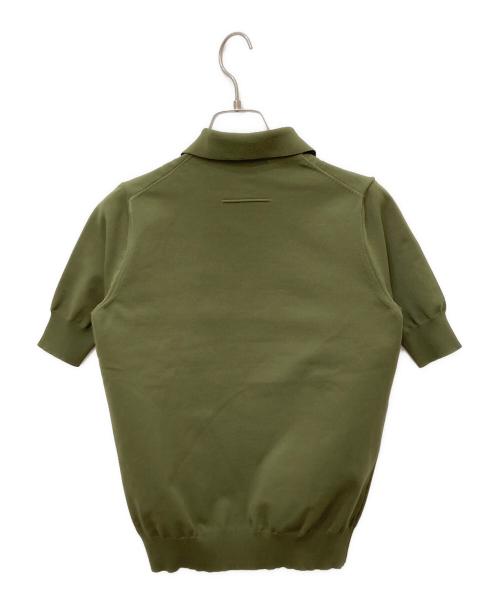 SLOANE（スローン）SLOANE (スローン) ニットポロシャツ グリーン サイズ:1の古着・服飾アイテム