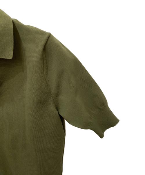 SLOANE（スローン）SLOANE (スローン) ニットポロシャツ グリーン サイズ:1の古着・服飾アイテム