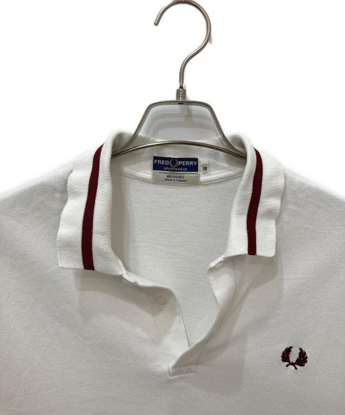 FRED PERRY（フレッドペリー）FRED PERRY (フレッドペリー) ポロシャツ ホワイト サイズ:38の古着・服飾アイテム