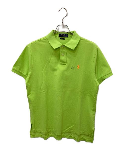 POLO RALPH LAUREN（ポロ・ラルフローレン）POLO RALPH LAUREN (ポロ・ラルフローレン) ポロシャツ 黄緑 サイズ:Ⅼの古着・服飾アイテム