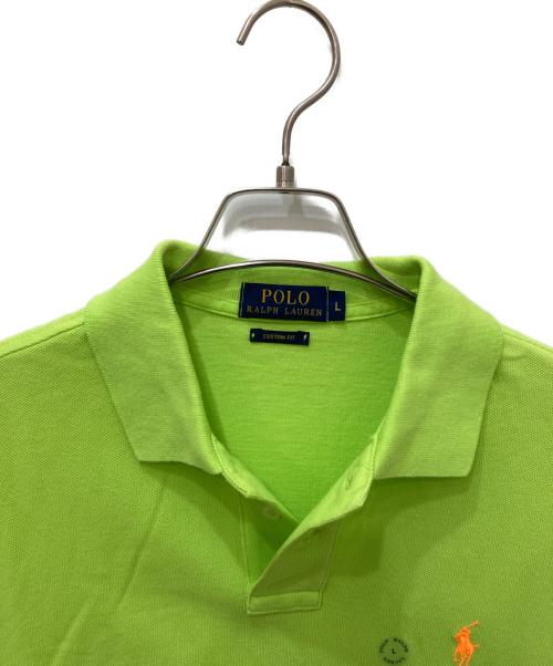 POLO RALPH LAUREN（ポロ・ラルフローレン）POLO RALPH LAUREN (ポロ・ラルフローレン) ポロシャツ 黄緑 サイズ:Ⅼの古着・服飾アイテム