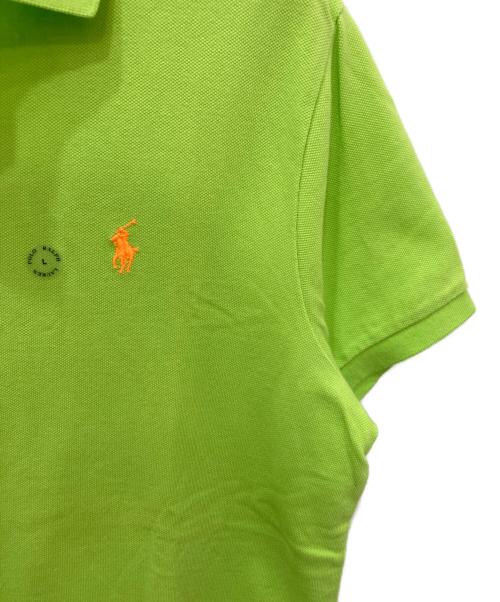 POLO RALPH LAUREN（ポロ・ラルフローレン）POLO RALPH LAUREN (ポロ・ラルフローレン) ポロシャツ 黄緑 サイズ:Ⅼの古着・服飾アイテム