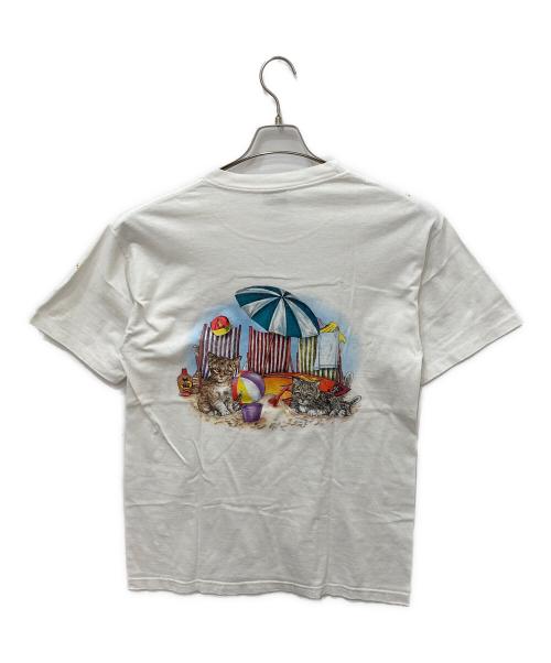 PRINTS OF TAILS（プリンツ・オブ・テイルズ）PRINTS OF TAILS (プリンツ・オブ・テイルズ) プリントTシャツ ホワイト サイズ:Lの古着・服飾アイテム