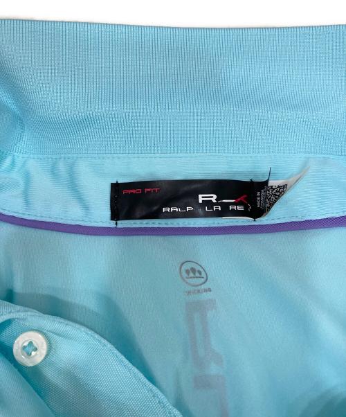 RLX RALPH LAUREN（アールエルエックスラルフローレン）RLX RALPH LAUREN (アールエルエックスラルフローレン) ポロシャツ スカイブルー サイズ:Sの古着・服飾アイテム