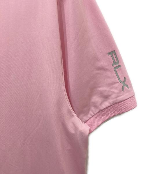 RLX RALPH LAUREN（アールエルエックスラルフローレン）RLX RALPH LAUREN (アールエルエックスラルフローレン) ポロシャツ ピンク サイズ:Mの古着・服飾アイテム