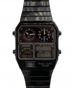 CITIZENシチズン）の古着「ANA-DIGI TEMP」｜ブラック