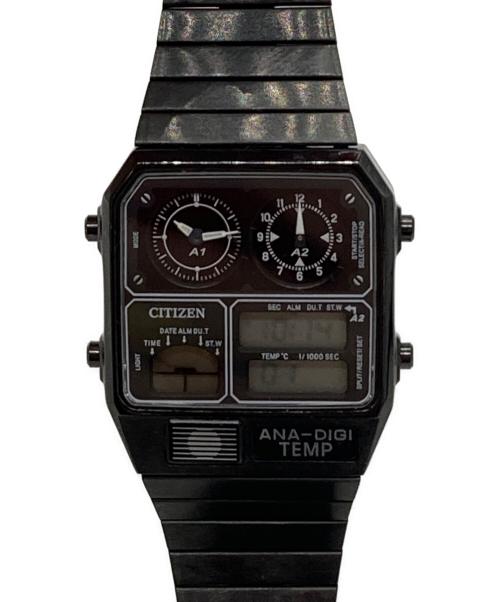 CITIZEN（シチズン）CITIZEN (シチズン) ANA-DIGI TEMP ブラックの古着・服飾アイテム