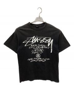 中古・古着通販】stussy (ステューシー) シャドーマンプリントTシャツ