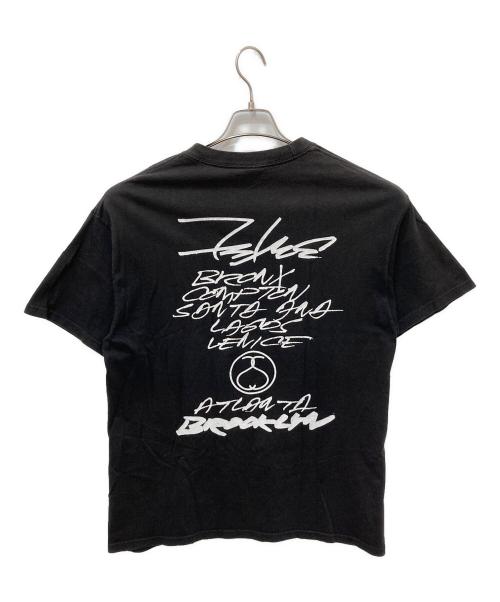 stussy（ステューシー）stussy (ステューシー) プリントTシャツ ブラック サイズ:Lの古着・服飾アイテム