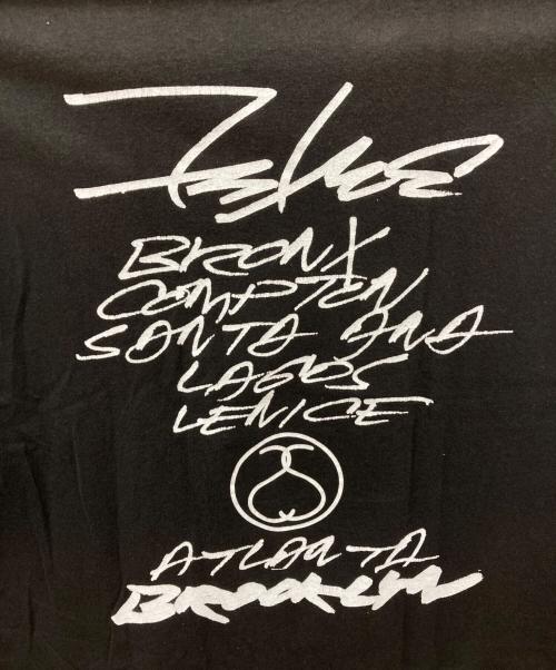 stussy（ステューシー）stussy (ステューシー) プリントTシャツ ブラック サイズ:Lの古着・服飾アイテム