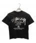 stussy（ステューシー）の古着「プリントTシャツ」｜ブラック