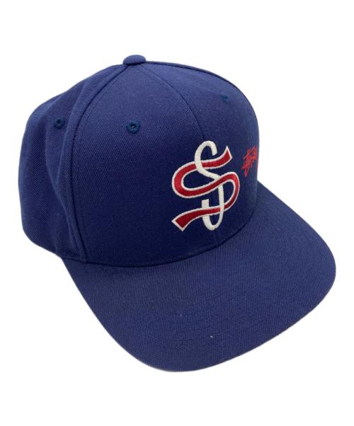 stussy（ステューシー）stussy (ステューシー) Stock Low Pro Cap ブルーの古着・服飾アイテム