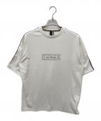 sy32 by sweet yearsエスワイサーティトゥバイスィートイヤーズ）の古着「NEW TYPE NEO プリントTシャツ」｜ホワイト