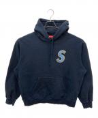 SUPREMEシュプリーム）の古着「S Logo Hooded Sweatshirt　Sロゴ フーデッドスウェットシャツ」｜ネイビー