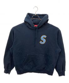 SUPREME（シュプリーム）の古着「S Logo Hooded Sweatshirt　Sロゴ フーデッドスウェットシャツ」｜ネイビー