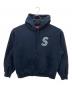 Supreme（シュプリーム）の古着「S Logo Hooded Sweatshirt　Sロゴ フーデッドスウェットシャツ」｜ネイビー