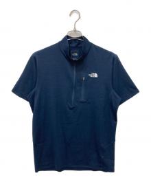 THE NORTH FACE（ザ ノース フェイス）の古着「ショートスリーブフラッシュドライスリーディージップアップ」｜ネイビー