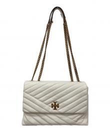 TORY BURCH（トリーバーチ）の古着「Kira Chevron Convertible Shoulder Bag」｜ホワイト