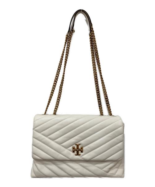 TORY BURCH（トリーバーチ）TORY BURCH (トリーバーチ) Kira Chevron Convertible Shoulder Bag ホワイトの古着・服飾アイテム