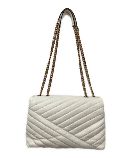 TORY BURCH（トリーバーチ）TORY BURCH (トリーバーチ) Kira Chevron Convertible Shoulder Bag ホワイトの古着・服飾アイテム