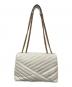 TORY BURCH (トリーバーチ) Kira Chevron Convertible Shoulder Bag ホワイト：18000円