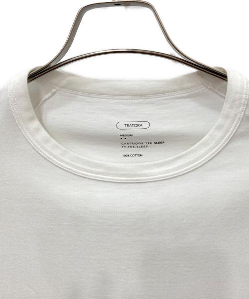 teatora（テアトラ）TEATORA (テアトラ) CARTRIDGE TEE SLEEP　カートリッジTEE ホワイト サイズ:Mの古着・服飾アイテム