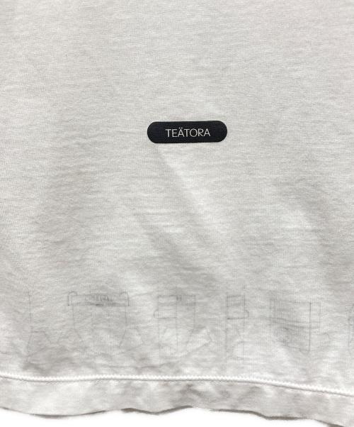 teatora（テアトラ）TEATORA (テアトラ) CARTRIDGE TEE SLEEP　カートリッジTEE ホワイト サイズ:Mの古着・服飾アイテム