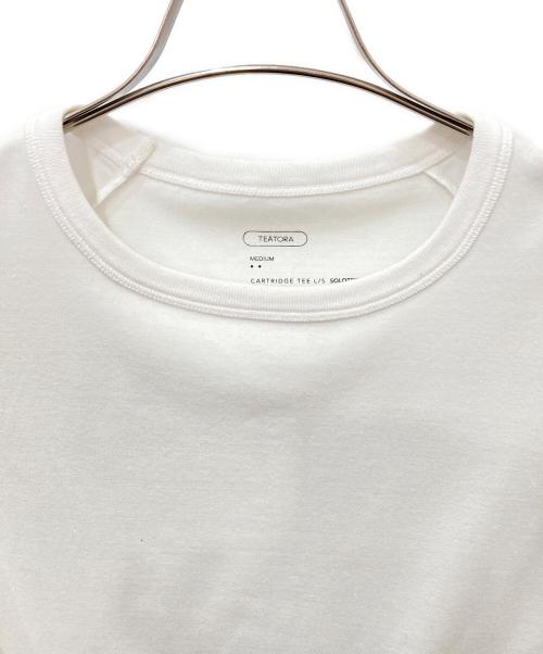 teatora（テアトラ）TEATORA (テアトラ) teatora cartridge tee solotex カートリッジTee ソロテックス ホワイト サイズ:Mの古着・服飾アイテム