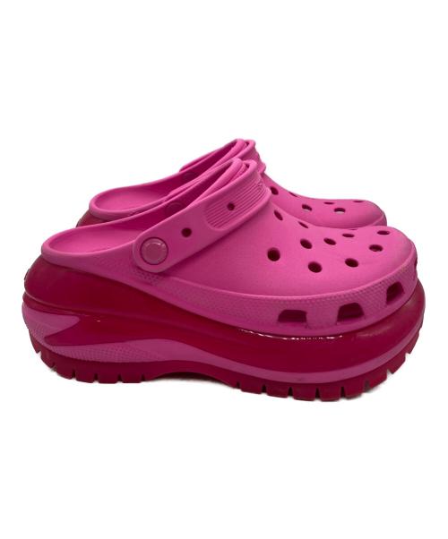 crocs（クロックス）crocs (クロックス) CLASSIC MEGA CRUSH CLOG ピンク サイズ:M5 | W7の古着・服飾アイテム