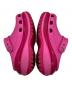 中古・古着 crocs (クロックス) CLASSIC MEGA CRUSH CLOG ピンク サイズ:M5 | W7：7000円