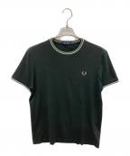 FRED PERRYフレッドペリー）の古着「TWIN TIPPED Tシャツ」｜グリーン