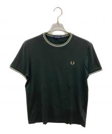 FRED PERRY（フレッドペリー）の古着「TWIN TIPPED Tシャツ」｜グリーン