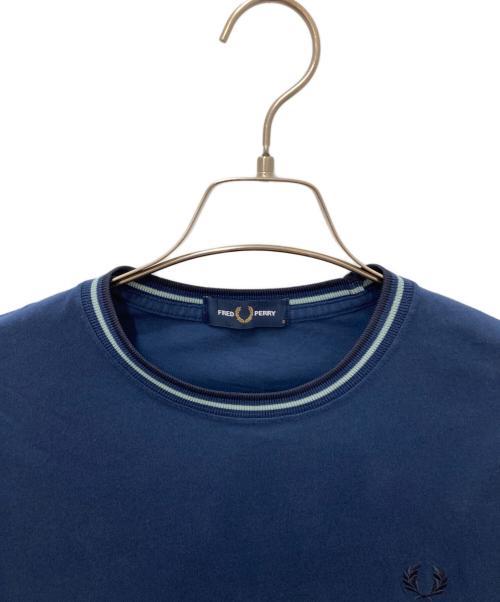 FRED PERRY（フレッドペリー）FRED PERRY (フレッドペリー) TWIN TIPPED Tシャツ ネイビー サイズ:Sの古着・服飾アイテム