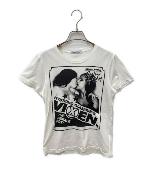 Hysteric Glamour（ヒステリックグラマー）Hysteric Glamour (ヒステリックグラマー) VIXEN プリントTシャツ ホワイト サイズ:FREEの古着・服飾アイテム