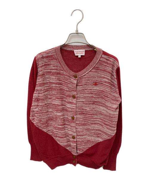 Vivienne Westwood（ヴィヴィアンウエストウッド）Vivienne Westwood (ヴィヴィアンウエストウッド) ニットカーディガン レッド サイズ:2の古着・服飾アイテム