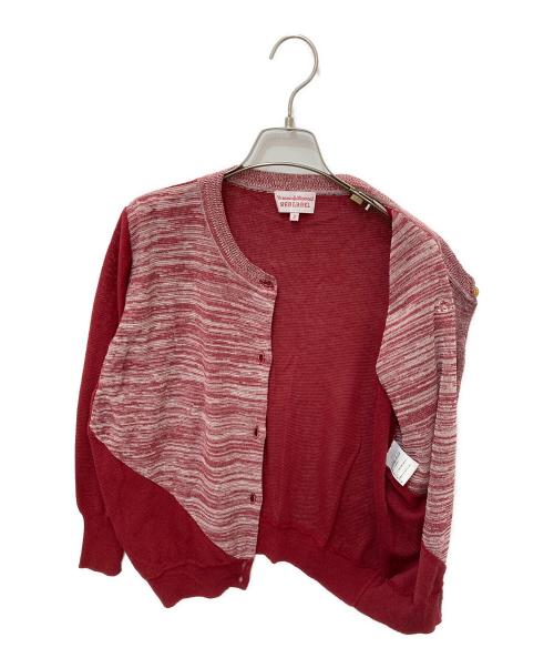 Vivienne Westwood（ヴィヴィアンウエストウッド）Vivienne Westwood (ヴィヴィアンウエストウッド) ニットカーディガン レッド サイズ:2の古着・服飾アイテム