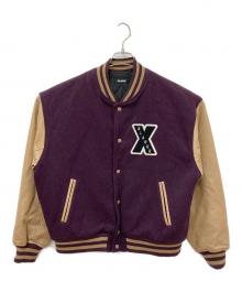 X-LARGE（エクストララージ）の古着「OG VARSITY JACKET」｜パープル