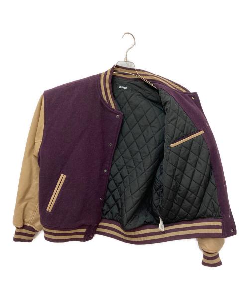X-LARGE（エクストララージ）X-LARGE (エクストララージ) OG VARSITY JACKET パープル サイズ:Lの古着・服飾アイテム