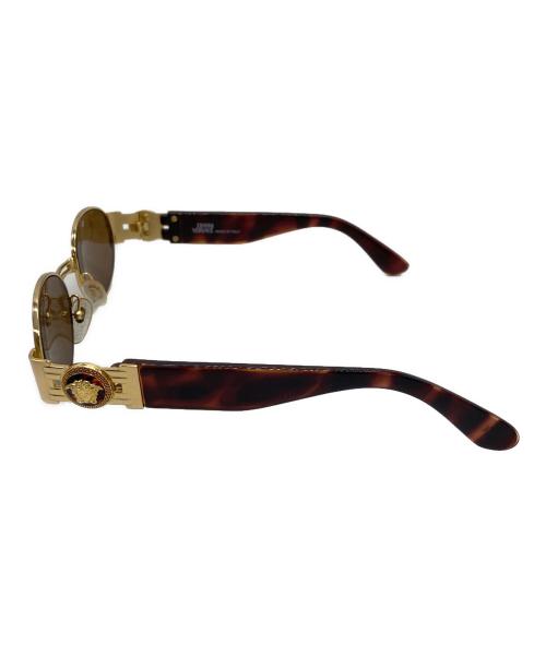 GIANNI VERSACE（ジャンニ・ヴェルサーチ）GIANNI VERSACE (ジャンニ・ヴェルサーチ) メデューサ サングラス ブラウンの古着・服飾アイテム