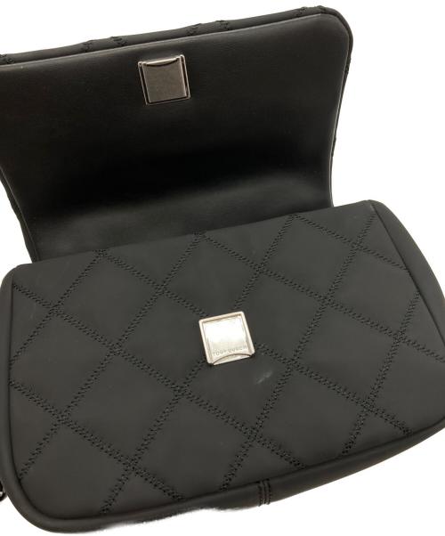 TORY BURCH（トリーバーチ）TORY BURCH (トリーバーチ) キルティングチェーンショルダーバッグ ブラックの古着・服飾アイテム