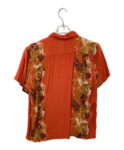 AVIREX（アヴィレックス）AVIREX (アヴィレックス) アロハシャツ オレンジ サイズ:Ｍの古着・服飾アイテム