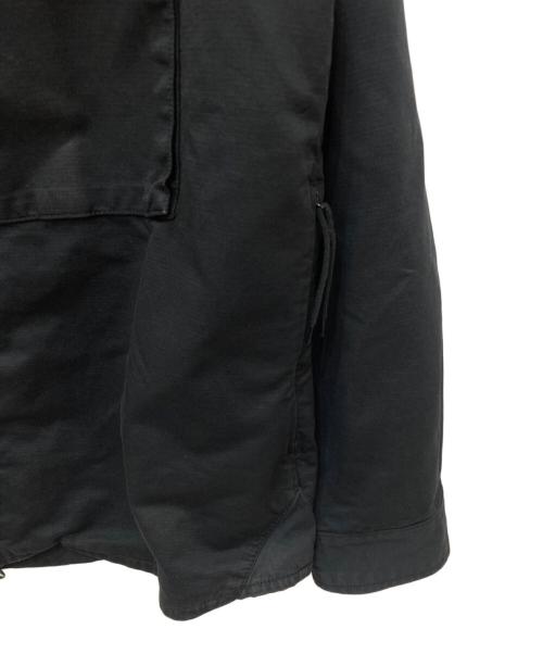 STONE ISLAND（ストーンアイランド）STONE ISLAND (ストーンアイランド) MULTI POCKET HOODED OVERSHIRT ブラック サイズ:XLの古着・服飾アイテム