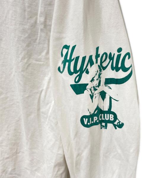 Hysteric Glamour（ヒステリックグラマー）Hysteric Glamour (ヒステリックグラマー) ガールプリントボタンダウンシャツ ホワイト サイズ:Sの古着・服飾アイテム