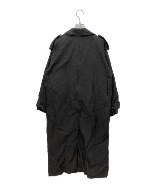 AURALEE（オーラリー）AURALEE (オーラリー) WASHED FINX CUPRO TWILL LONG COAT ブラックの古着・服飾アイテム